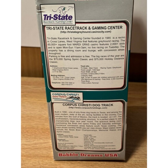 Vintage‎ Bobble Dreams Greyhound Racing Naples Fort Myers Track Bobblehead Dog - Picture 6 of 7